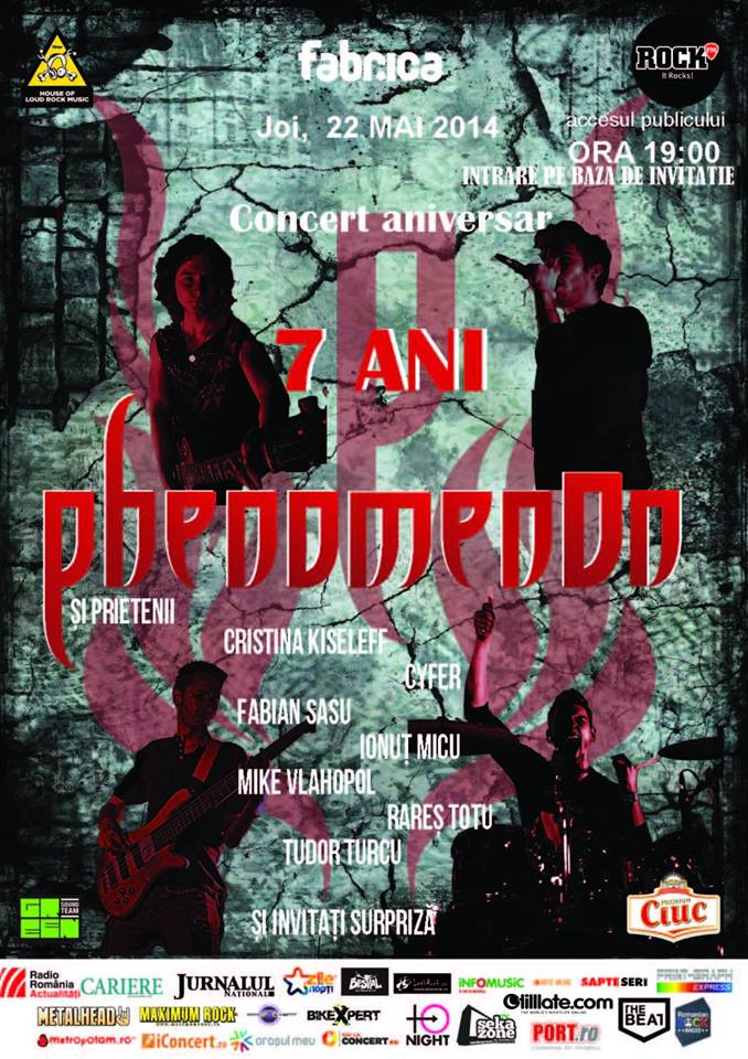 PhenomenOn aniverseaza 7 ani in Fabrica